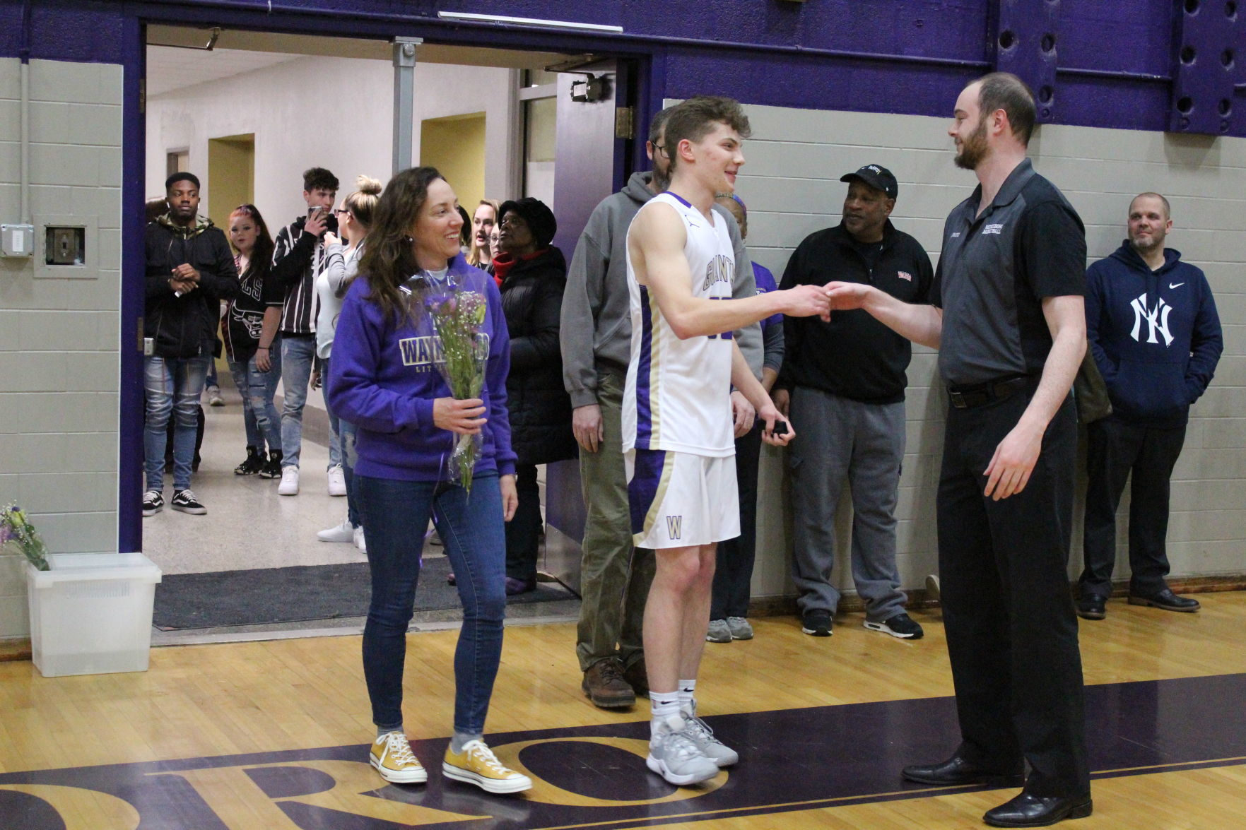 Waynesboro boys basketball senior night
